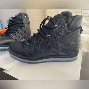 Dolce & Gabbana black hi top sneakers rubber shoes fashion 5.5Men 7.5Women athle